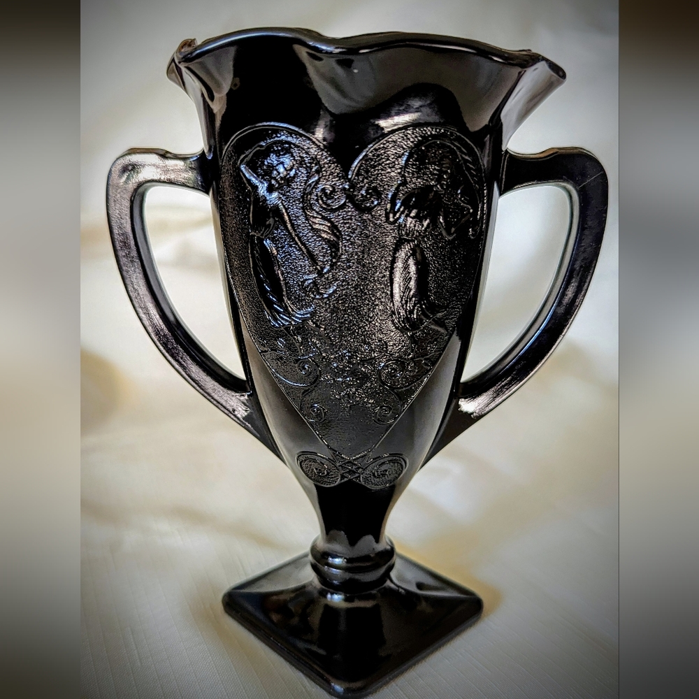 BLack Trophy Glass Snake Dance Black by SMITH GLASS